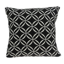 Pillows Black Throw Pillows - 20" x 7" x 20" Transitional Black Pillow Cover With Down Insert HomeRoots