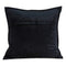 Pillows Black Throw Pillows - 20" x 7" x 20" Transitional Black Solid Quilted Pillow Cover With Poly Insert HomeRoots