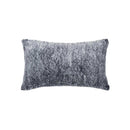 Pillows Body Pillow - 12" x 20" x 5" Modern Gray Mix Belton Faux Fur - Pillow HomeRoots