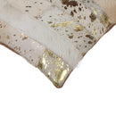 Pillows Body Pillow - 12" x 20" x 5" Natural & Gold - Pillow HomeRoots