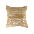 Pillows Body Pillow - 18" x 18" x 5" Gold/Tan - Pillow HomeRoots