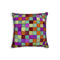Pillows Body Pillow - 18" x 18" x 5" Modern Multicolor Torino Kobe Cowhide - Pillow HomeRoots