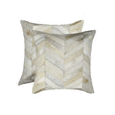 Pillows Body Pillow - 18" x 18" x 5" Natural, Cowhide - Pillow 2-Pack HomeRoots