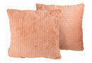 Pillows Body Pillow - 18" x 18" x 5" Rose, Faux Fur - Pillow 2-Pack HomeRoots
