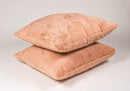 Pillows Body Pillow - 18" x 18" x 5" Rose, Faux Fur - Pillow 2-Pack HomeRoots