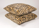 Pillows Body Pillow - 18" x 18" x 5" Soft Leopard, Faux Fur - Pillow 2-Pack HomeRoots