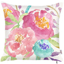 Pillows Body Pillow Covers - 18"x 18" Watercolor Mix Flowers Printed Decorative Throw Pillow Cover HomeRoots
