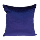 Pillows Body Pillow Covers - 18" x 7" x 18" Transitional Royal Blue Solid Pillow Cover With Poly Insert HomeRoots