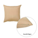 Pillows Body Pillow Covers - 18"x18" Light Beige Honey Throw Pillow Cover (2 pcs in set) HomeRoots