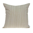 Pillows Body Pillow Covers - 20" x 0.5" x 20" Transitional Beige Accent Pillow Cover HomeRoots