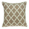 Pillows Body Pillow Covers - 20" x 0.5" x 20" Transitional Beige and White Pillow Cover HomeRoots