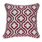 Pillows Body Pillow Covers - 20" x 0.5" x 20" Transitional Red and White Cotton Pillow Cover HomeRoots