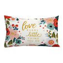 Pillows Body Pillow - "Love Every" Lumbar Pillow HomeRoots