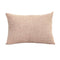 Pillows Body Pillow - Stylish Pink Tweed Lumbar Pillow HomeRoots