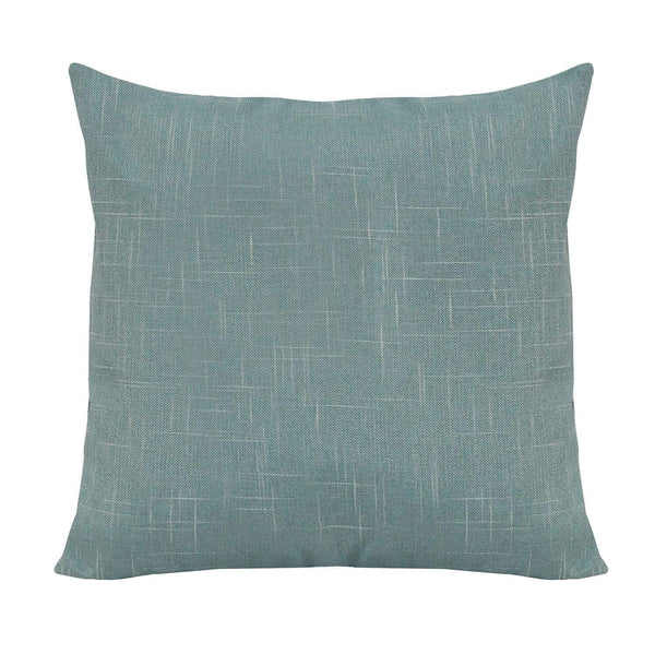 Pillows Body Pillow - Teal Blue Tweed Pillow HomeRoots