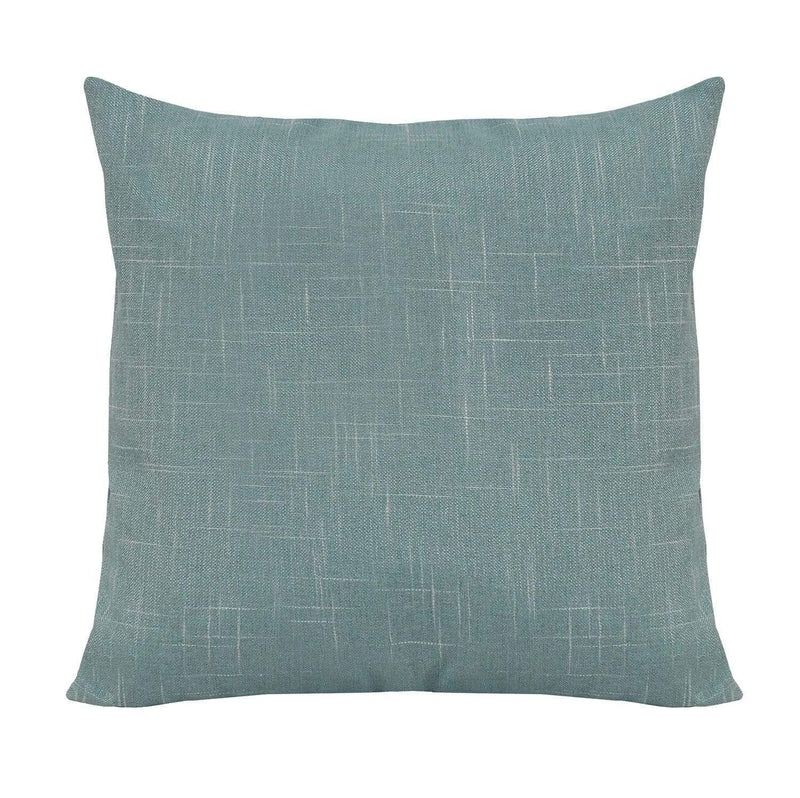 Pillows Body Pillow - Teal Blue Tweed Pillow HomeRoots