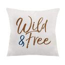 Pillows Body Pillow - "Wild & Free" Square Pillow HomeRoots