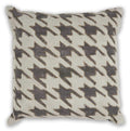 Pillows Chair Pillow 18" x 18" Cotton Ivory Pillow 3403 HomeRoots