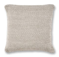 Pillows Chair Pillow - 20" x 20" Cotton Grey Pillow HomeRoots