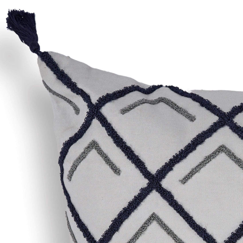 Pillows Chair Pillow - 20" x 20" Navy Pillow HomeRoots