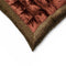 Pillows Chair Pillow - 3" x 16" x 16" Silk Brown with Gold trim Pillow HomeRoots