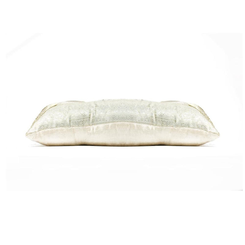 Pillows Chair Pillow - 3" x 18" x 18" Silk Off White Pillow HomeRoots