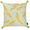 Pillows Cheap Throw Pillow Covers - 18"x 18" Tropical Pineapple Printed Decorative Throw Pillow Cover HomeRoots