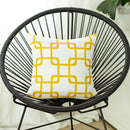 Pillows Cheap Throw Pillow Covers - 18"x18" Yellow Geometric Squares Decorative Throw Pillow Cover HomeRoots