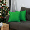Pillows Christmas Pillow Covers - 18"x18" Green Honey Kelly Throw Pillow Cover (2 pcs in set) HomeRoots
