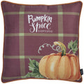 Pillows Christmas Pillow Covers - 18"x18" Thanksgiving Pumpkin Printed Decorative Throw Pillow Cover HomeRoots