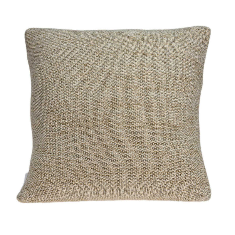 Pillows Christmas Pillow Covers - 20" x 7" x 20" Elegant Transitional Tan Pillow Cover With Down Insert HomeRoots