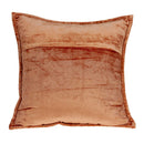 Pillows Christmas Pillow Covers - 20" x 7" x 20" Transitional Orange Solid Quilted Pillow Cover With Down Insert HomeRoots