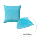 Pillows Couch Pillow Covers - 18"x18" Honey Sky Blue Decorative Throw Pillow Cover 2 pcs in set HomeRoots