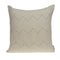 Pillows Couch Pillow Covers 20" x 6" x 14" Transitional Beige Pillow Cover With Poly Insert 4149 HomeRoots