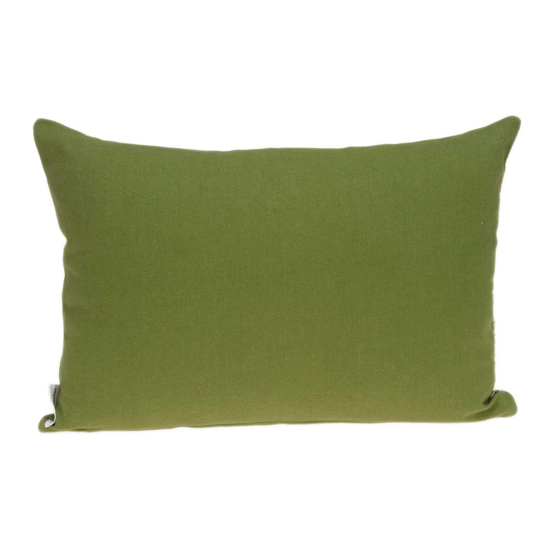 Pillows Couch Pillow Covers - 20" x 6" x 14" Tropical Green Cotton Pillow Cover With Poly Insert HomeRoots