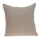 Pillows Couch Pillow Covers - 20" x 7" x 20" Elegant Transitional Tan Pillow Cover With Poly Insert HomeRoots