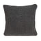 Pillows Couch Pillow Covers - 20" x 7" x 20" Transitional Charcoal Pillow Cover With Poly Insert HomeRoots