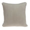 Pillows Decorative Pillow Covers - 20" x 7" x 20" Charming Transitional Beige Accent Pillow Cover With Poly Insert HomeRoots