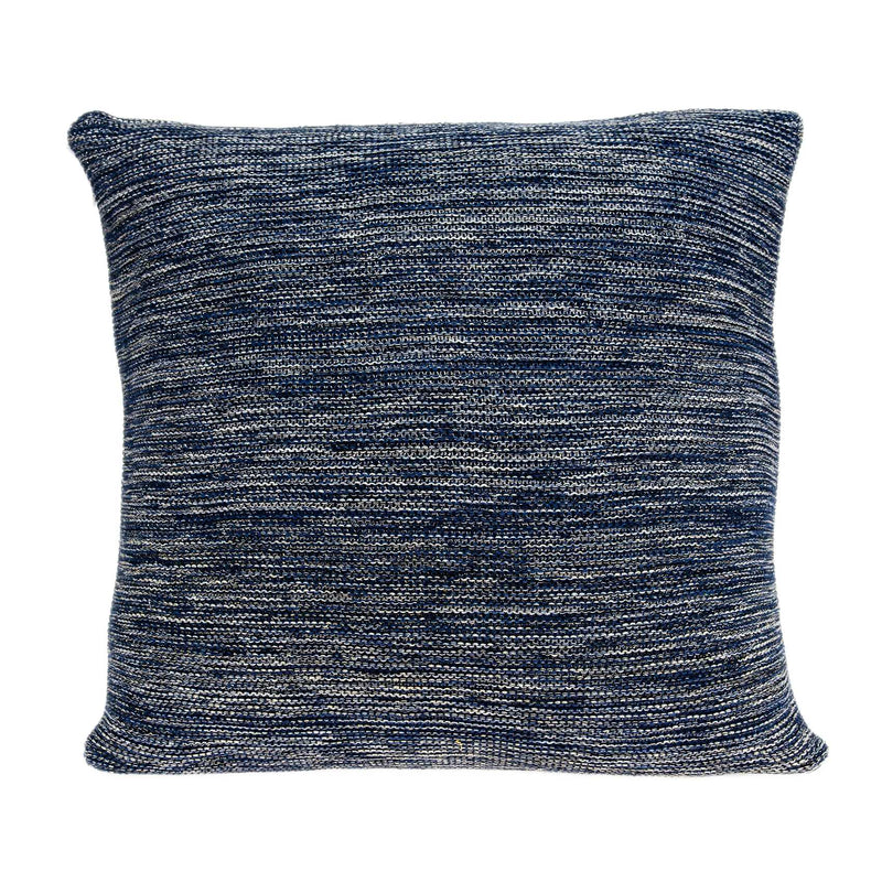 Pillows Decorative Pillow Covers - 20" x 7" x 20" Decorative Transitional Blue Pillow Cover With Poly Insert HomeRoots
