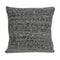 Pillows Decorative Pillow Covers - 20" x 7" x 20" Elegant Transitional Gray Cotton Pillow Cover With Poly Insert HomeRoots