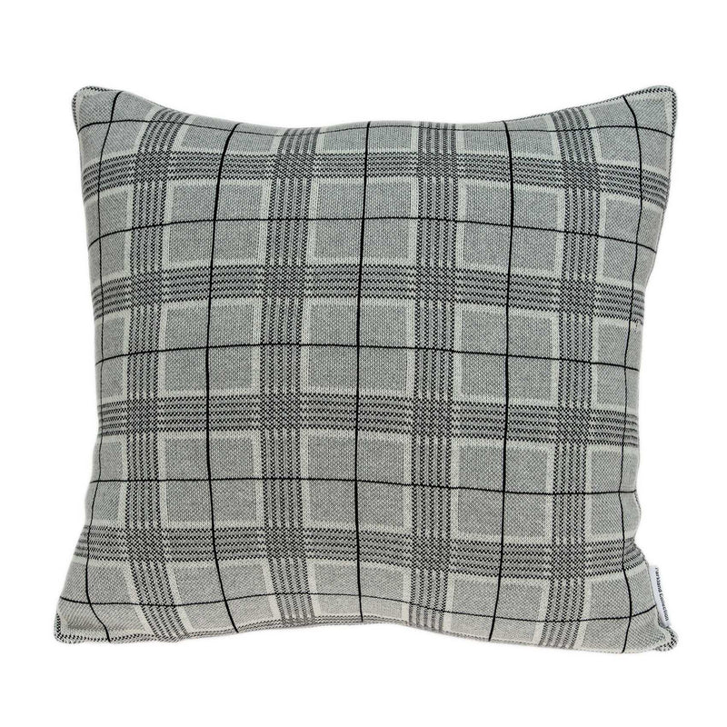 Pillows Decorative Pillow Covers - 20" x 7" x 20" Transitional Gray Accent Pillow Cover With Poly Insert HomeRoots