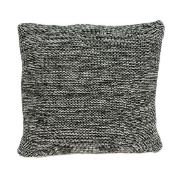 Pillows Decorative Pillow Covers 20" x 7" x 20" Transitional Gray Cotton Pillow Cover With Poly Insert 4078 HomeRoots