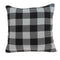 Pillows Decorative Pillow Covers - 20" x 7" x 20" Transitional Gray Cotton Pillow Cover With Poly Insert HomeRoots