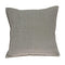 Pillows Decorative Pillow Covers - 20" x 7" x 20" Transitional Gray Solid Quilted Pillow Cover With Poly Insert HomeRoots