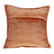 Pillows Decorative Pillow Covers - 20" x 7" x 20" Transitional Orange Solid Quilted Pillow Cover With Poly Insert HomeRoots