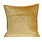 Pillows Decorative Pillow Covers - 20" x 7" x 20" Transitional Yellow Solid Quilted Pillow Cover With Poly Insert HomeRoots