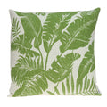 Pillows Decorative Pillow Covers - 20" x 7" x 20" Tropical Green Pillow Cover With Poly Insert HomeRoots