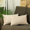 Pillows Decorative Pillow Covers - 21"x14" Light Beige Velvet Decorative Throw Pillow Cover (2 Pcs in set) HomeRoots