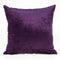 Pillows Decorative Pillow Covers - 22" x 7" x 22" Transitional Purple Solid Pillow Cover With Poly Insert HomeRoots