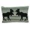 Pillows Decorative Pillow Covers - 24" x 5" x 16" Lodge Gray Pillow Cover With Poly Insert HomeRoots